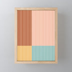 Color Block Line Abstract VI Mini Art Print Gallery Image 1