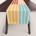 Color Block Line Abstract VI Table Runner Gallery Image 1