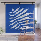Wild Ferns: Persian Blue Edition Wall Mural Gallery Image 1