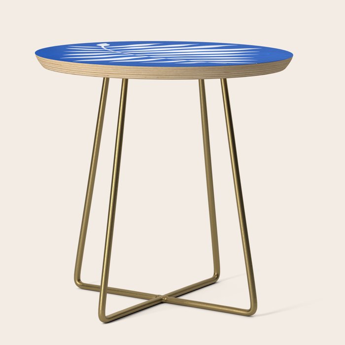 Wild Ferns: Persian Blue Edition Side Table Gallery Image 1