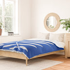Wild Ferns: Persian Blue Edition Duvet Cover Gallery Image 2