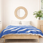 Wild Ferns: Persian Blue Edition Duvet Cover Gallery Image 3