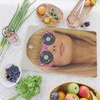 Pink Vinyl Sun Glasses - Vinyl Shades  Cutting Board Gallery Image 2