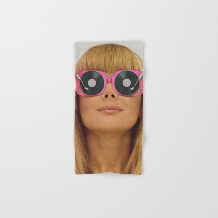 Pink Vinyl Sun Glasses - Vinyl Shades  Towels Gallery Image 1