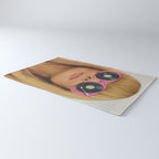 Pink Vinyl Sun Glasses - Vinyl Shades  Rug Gallery Image 3