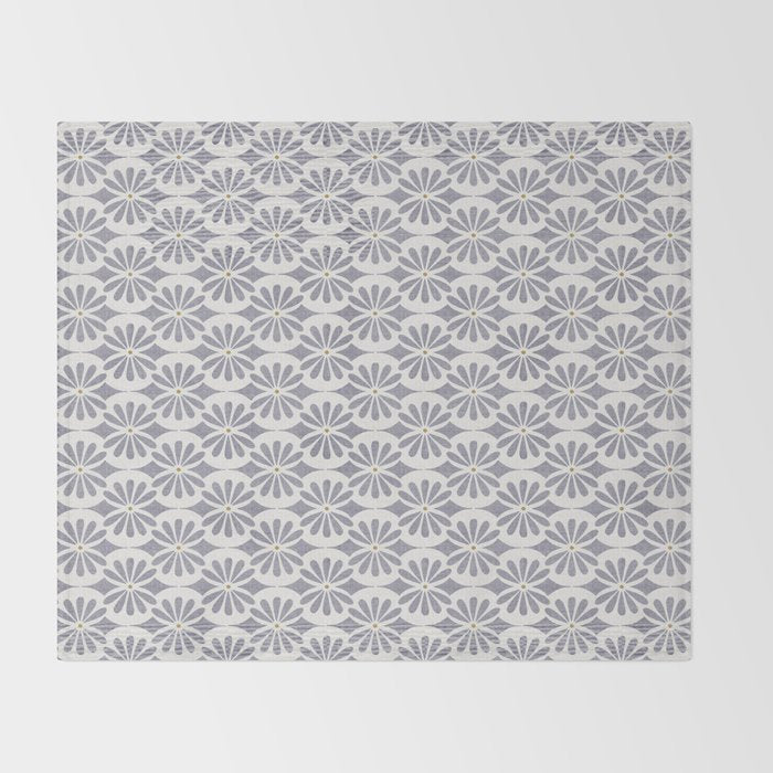 Solstice Boho Geometric Provence Throw Blanket Gallery Image 2