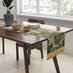 Antique 18th Century Verdure French Aubusson Tapestry Table Runner Gallery Image 2