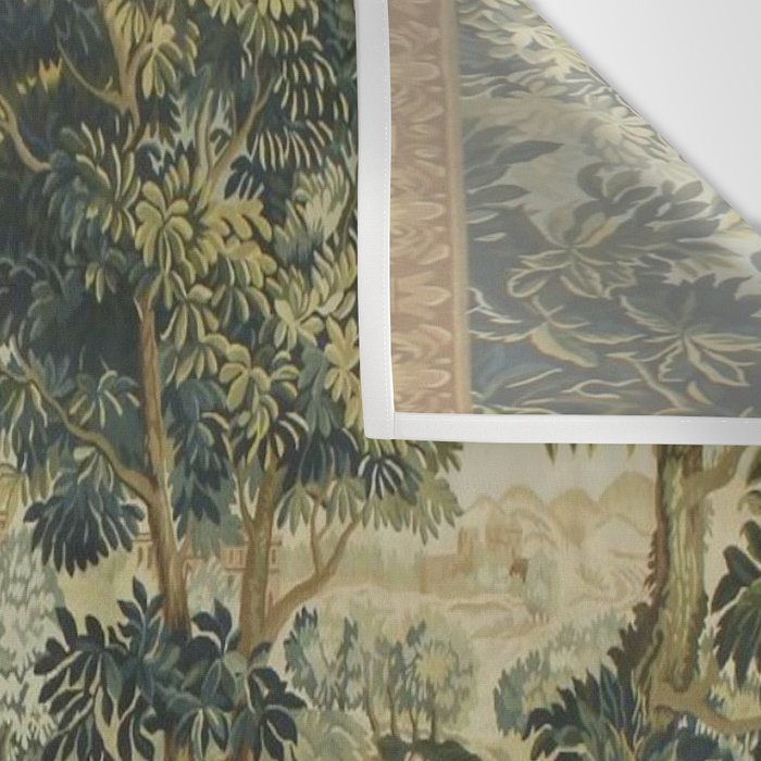 Antique 18th Century Verdure French Aubusson Tapestry Wall Tapestry Gallery Image 3