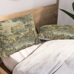 Antique 18th Century Verdure French Aubusson Tapestry Pillow Sham Gallery Image 2