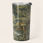 Antique 18th Century Verdure French Aubusson Tapestry Travel Mug Gallery Image 2