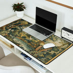 Antique 18th Century Verdure French Aubusson Tapestry Desk Mat Gallery Image 2