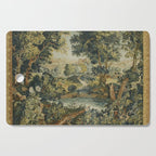 Antique 18th Century Verdure French Aubusson Tapestry Cutting Board Gallery Image 1