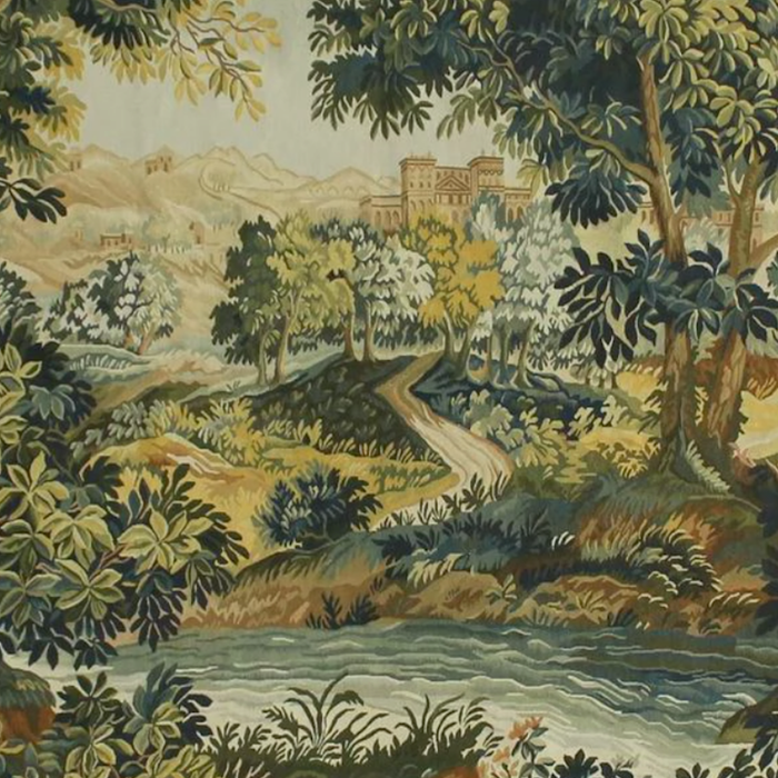Antique 18th Century Verdure French Aubusson Tapestry Coffee Mug Gallery Image 2