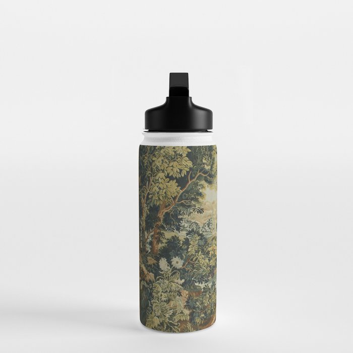 Antique 18th Century Verdure French Aubusson Tapestry Water Bottle Gallery Image 3