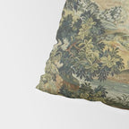 Antique 18th Century Verdure French Aubusson Tapestry Pillow Sham Gallery Image 4