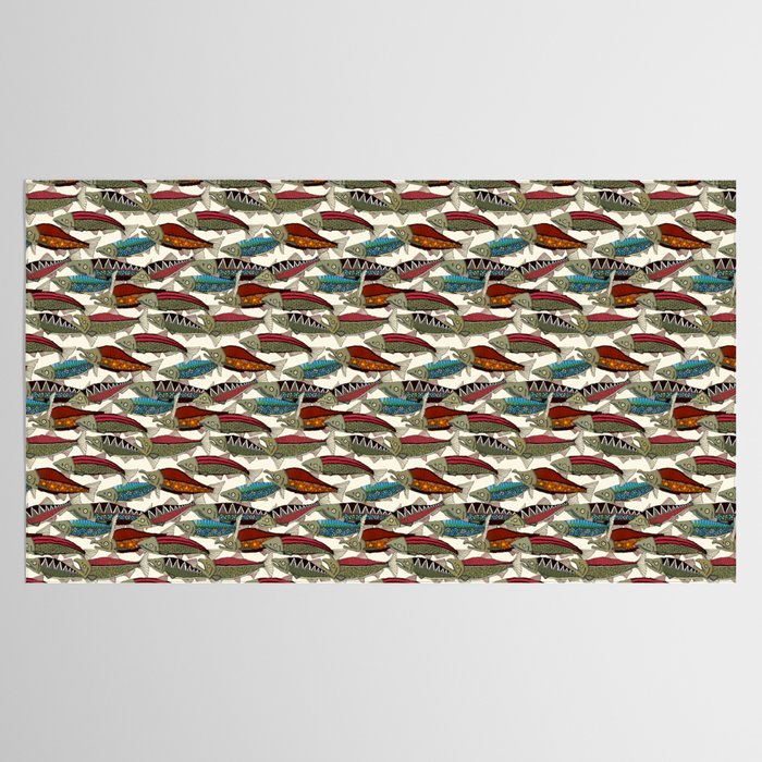 Alaskan salmon pearl Tablecloth Gallery Image 2