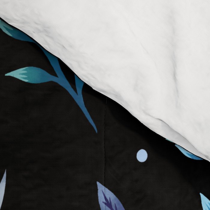 Moonlight Garden - Blue Comforter Gallery Image 4