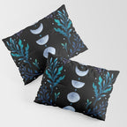 Moonlight Garden - Blue Pillow Sham Gallery Image 3