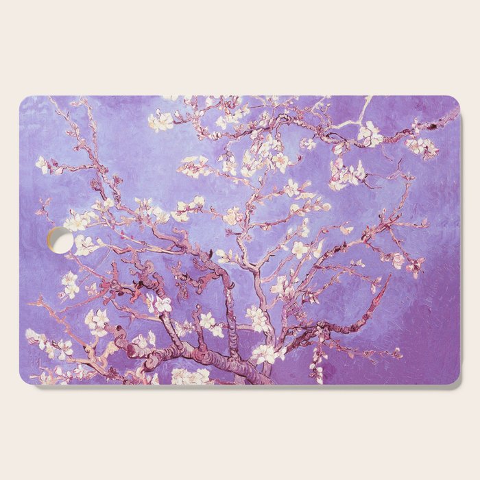Van Gogh Almond Blossoms Orchid Purple Cutting Board Gallery Image 1