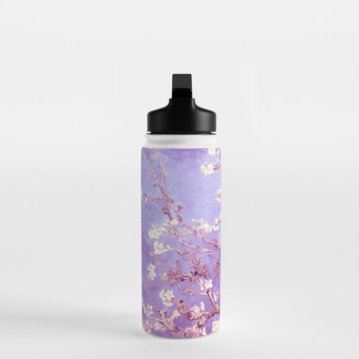 Van Gogh Almond Blossoms Orchid Purple Water Bottle Gallery Image 3