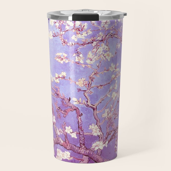 Van Gogh Almond Blossoms Orchid Purple Travel Mug Gallery Image 1
