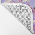 Van Gogh Almond Blossoms Orchid Purple Bath Mat Gallery Image 2