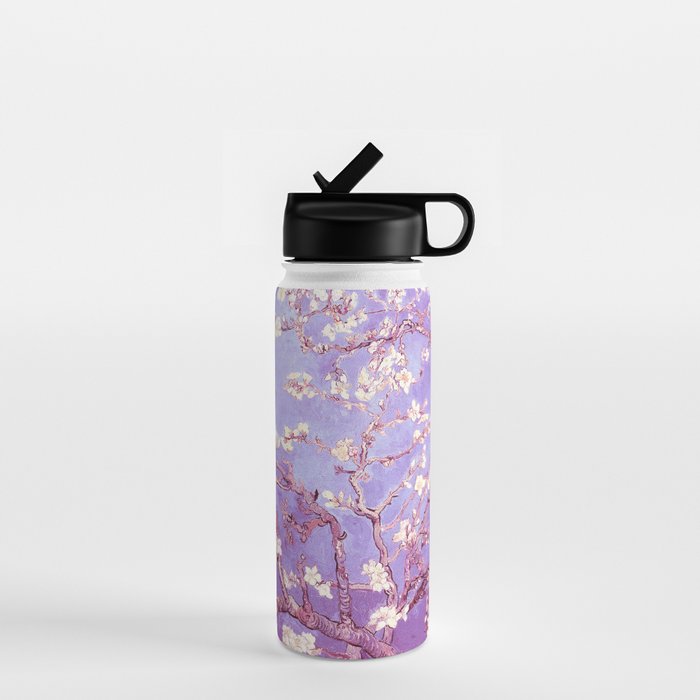 Van Gogh Almond Blossoms Orchid Purple Water Bottle Gallery Image 1