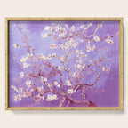 Van Gogh Almond Blossoms Orchid Purple Serving Tray Gallery Image 1