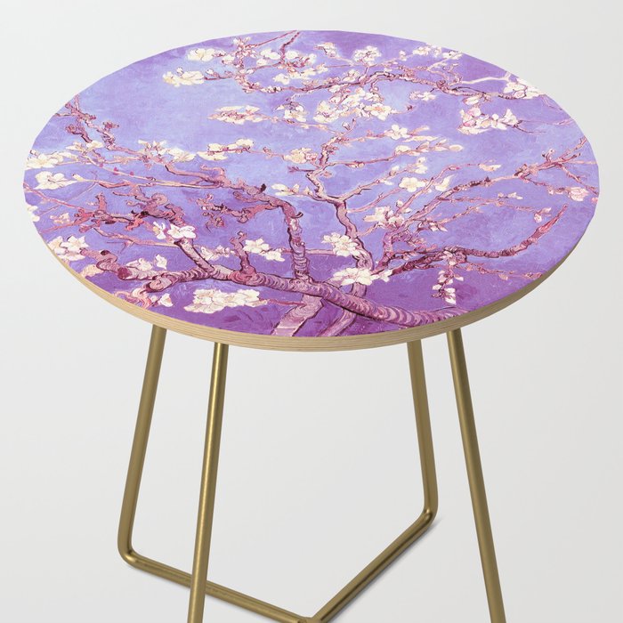 Van Gogh Almond Blossoms Orchid Purple Side Table Gallery Image 2