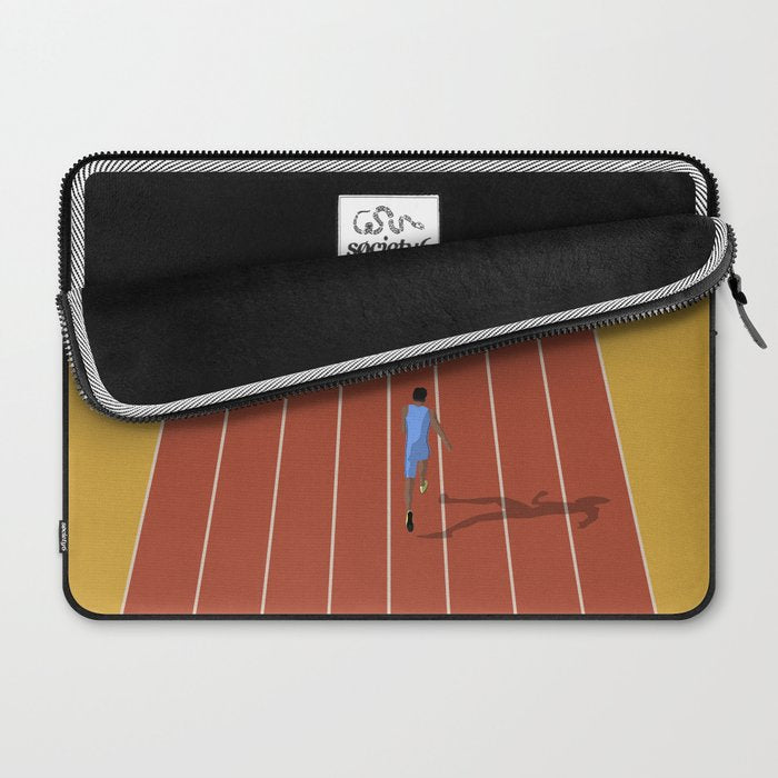 Track and Field Sprinter Laptop Sleeve Gallery Image 2