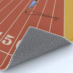 Track and Field Sprinter Rug Gallery Image 4