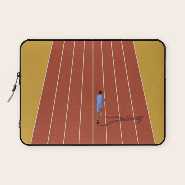 Track and Field Sprinter Laptop Sleeve Gallery Image 1