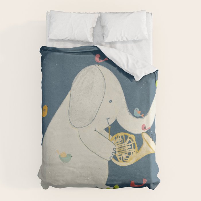 little nature song Duvet Cover Gallery Image 1