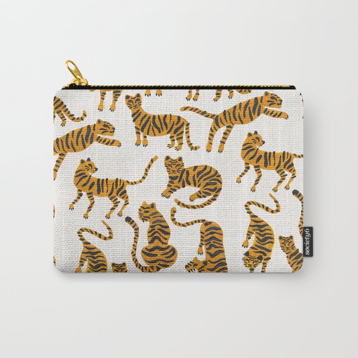 Tiger Collection - Orange Palette Carry All Pouch Gallery Image 1