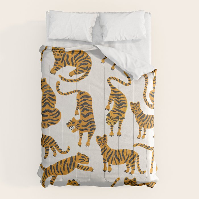 Tiger Collection - Orange Palette Comforter Gallery Image 6