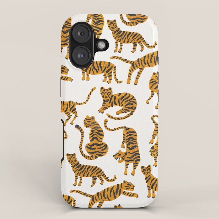 Tiger Collection - Orange Palette iPhone Case Gallery Image 1