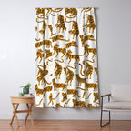 Tiger Collection - Orange Palette Window Curtain Gallery Image 5