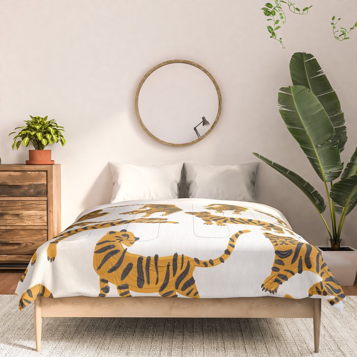 Tiger Collection - Orange Palette Comforter Gallery Image 3