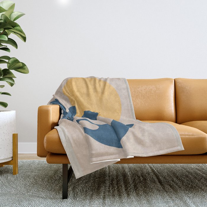 Matisse Flowers No 1 Throw Blanket Gallery Image 1