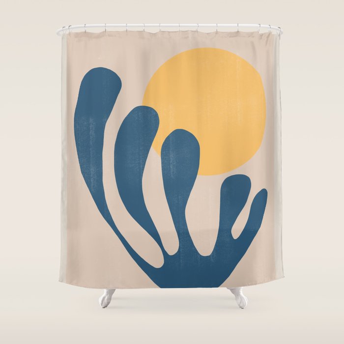 Matisse Flowers No 1 Shower Curtain Gallery Image 1