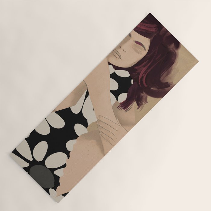 Abstract Art Female Figure 33 Yoga Mat Gallery Image 1