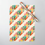 Retro Numbers Wrapping Paper Gallery Image 1