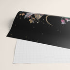 Owls Mushroom Magnolia Wrapping Paper Gallery Image 2