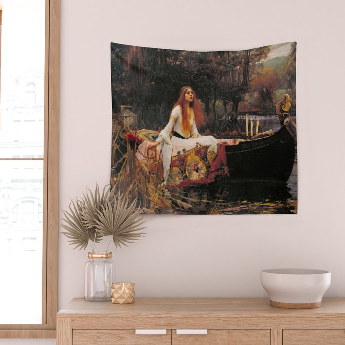 The Lady of Shalott Wall Tapestry Gallery Image 2