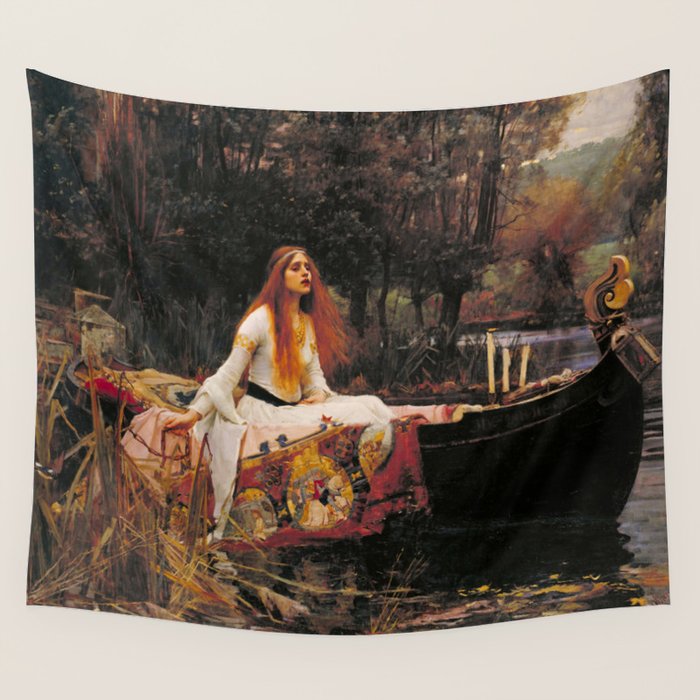 The Lady of Shalott Wall Tapestry Gallery Image 4