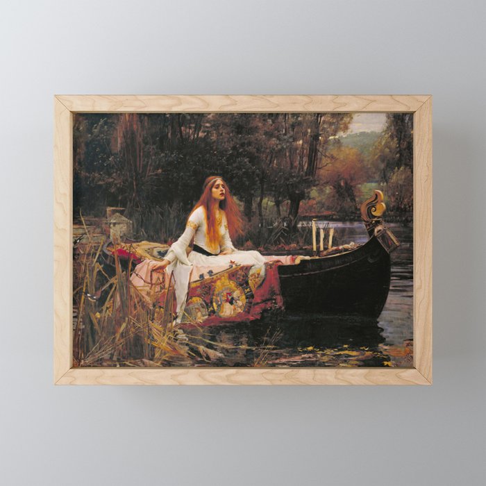 The Lady of Shalott Mini Art Print Gallery Image 1