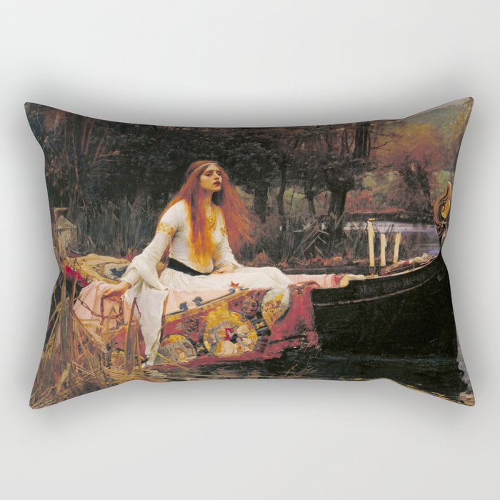 The Lady of Shalott Rectangular Pillow Gallery Image 1