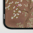 Vintage chinoiserie birds and japanese blossom trees on terracotta Laptop Sleeve Gallery Image 3