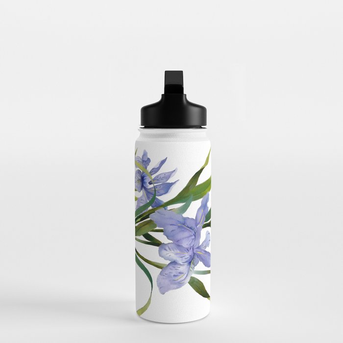 Purple Iris Water Bottle Gallery Image 3