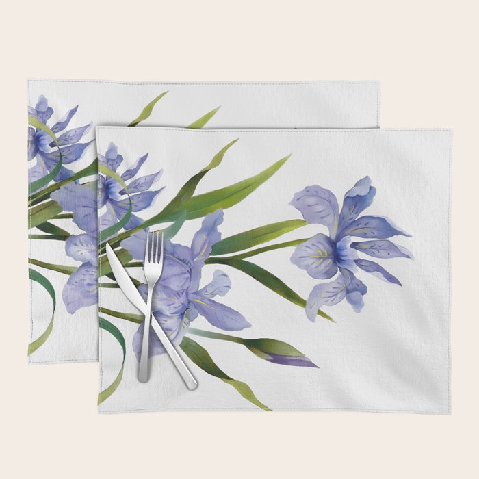 Purple Iris Placemat Gallery Image 1
